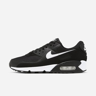 Pantofi Casual Nike Air Max 90 Dama Negrii Albi | QJZG-42108